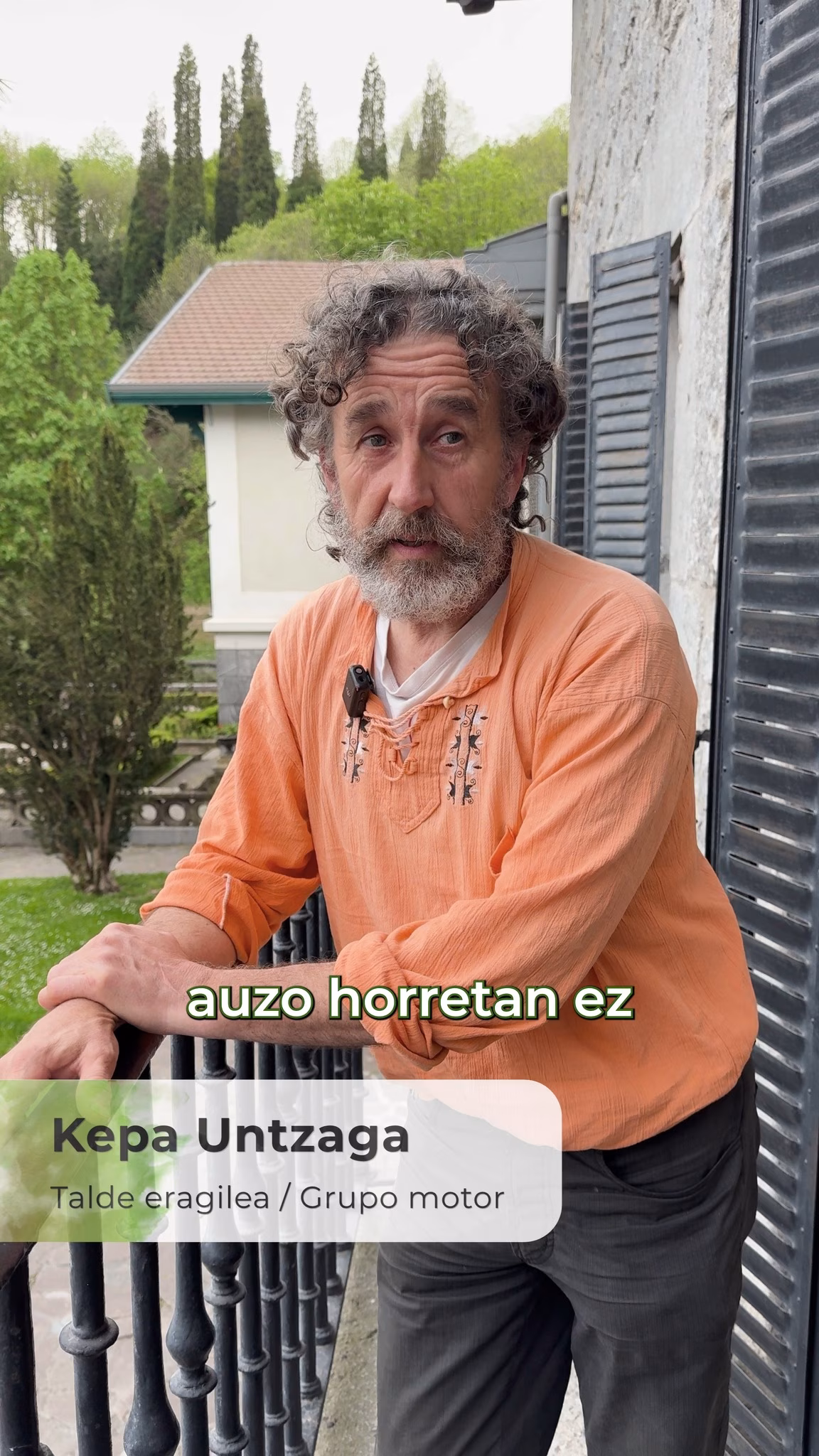 Visita al local municipal en Llodio