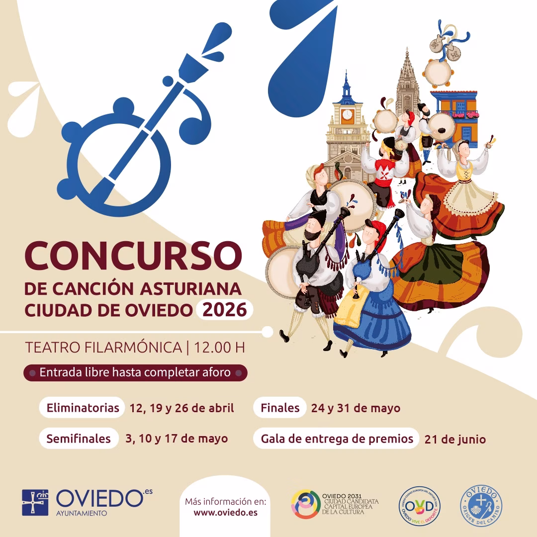 Concurso de Canción Asturiana Ciudad de Oviedo 2026 en Oviedo