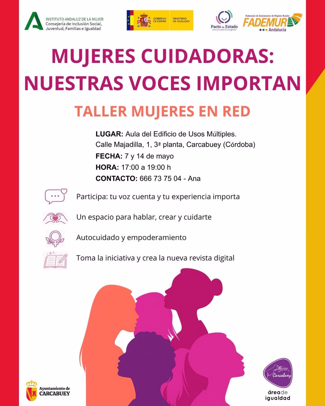 Taller Mujeres en Red en Carcabuey