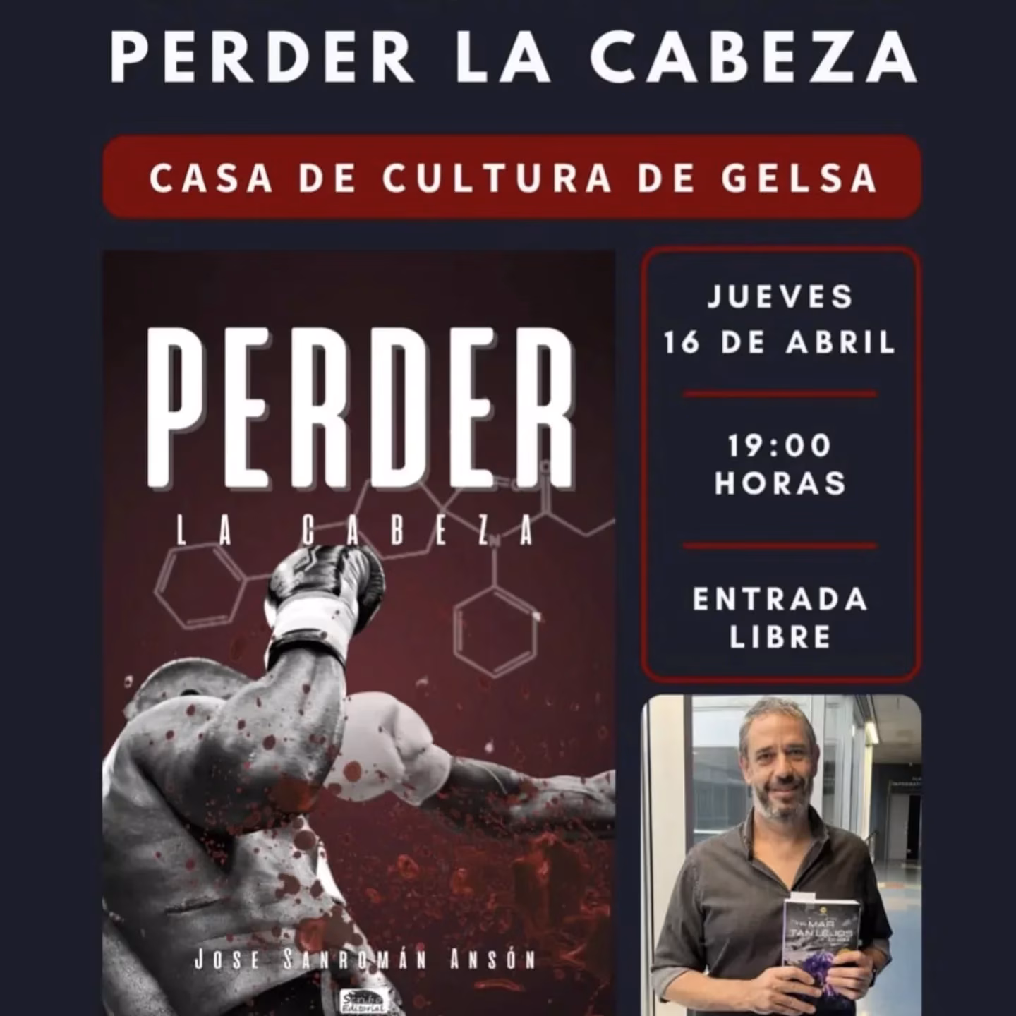 Presentación del libro #Perderlacabeza en Gelsa
