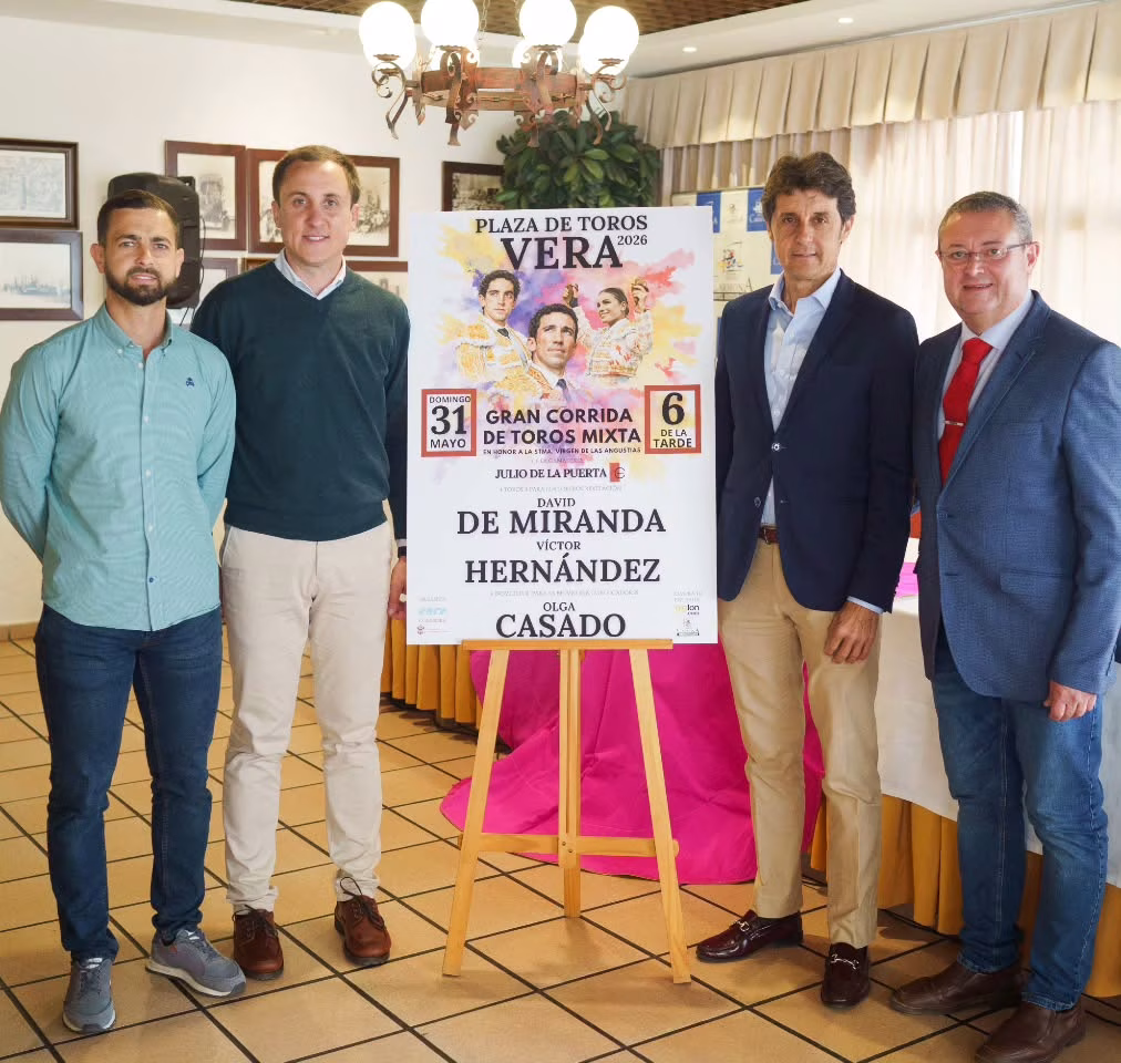 Gran Corrida de Toros Mixta en honor a la Stma. Virgen de las Angustias en Vera