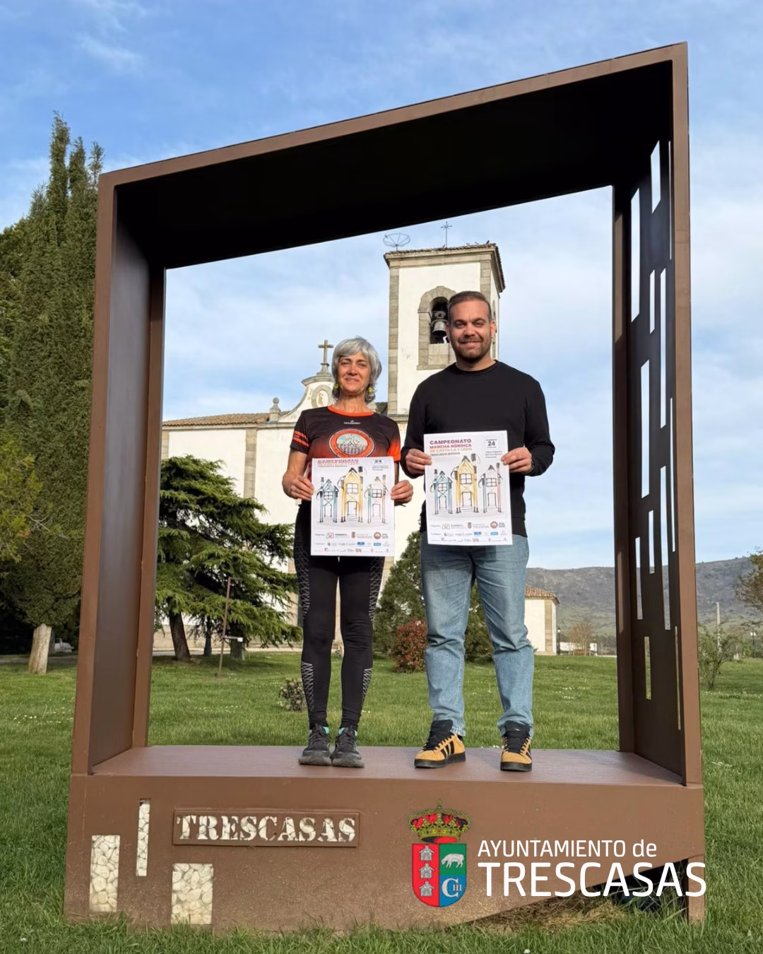 Campeonato de Castilla y León de Marcha Nórdica y I Open Cajaviva Marcha Nórdica Trescasas en Trescasas