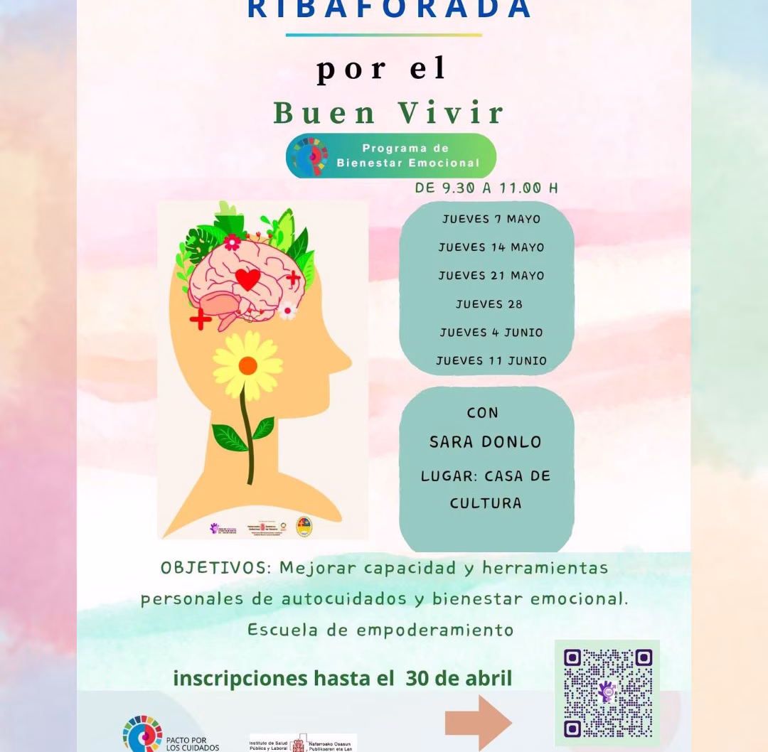 Sesión del Programa de Bienestar Emocional en Ribaforada