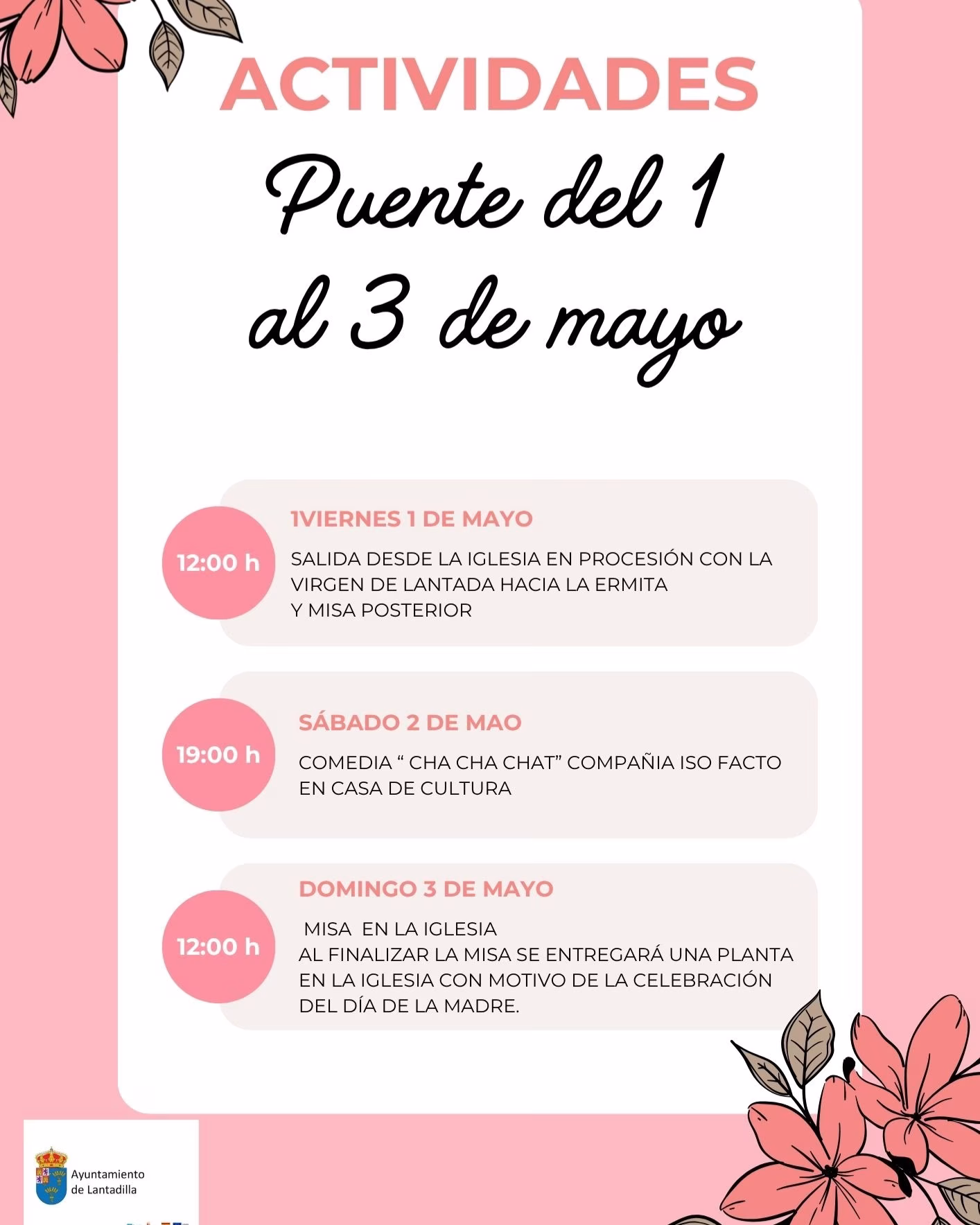 Procesión de la Virgen de Lantada y Misa en Lantadilla