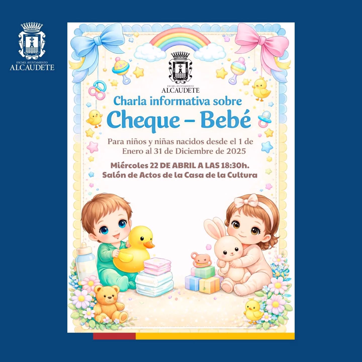 Charla informativa sobre el Cheque-Bebé en Alcaudete