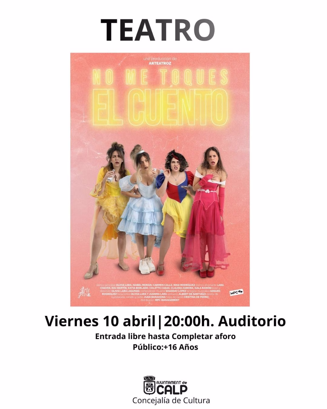 No me toques el cuento en Calp