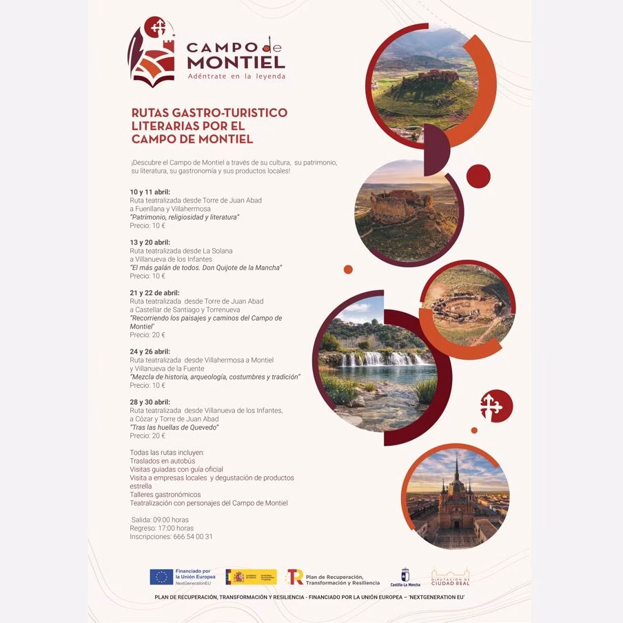 Rutas Gastro-Turístico Literarias por el Campo de Montiel en La Solana