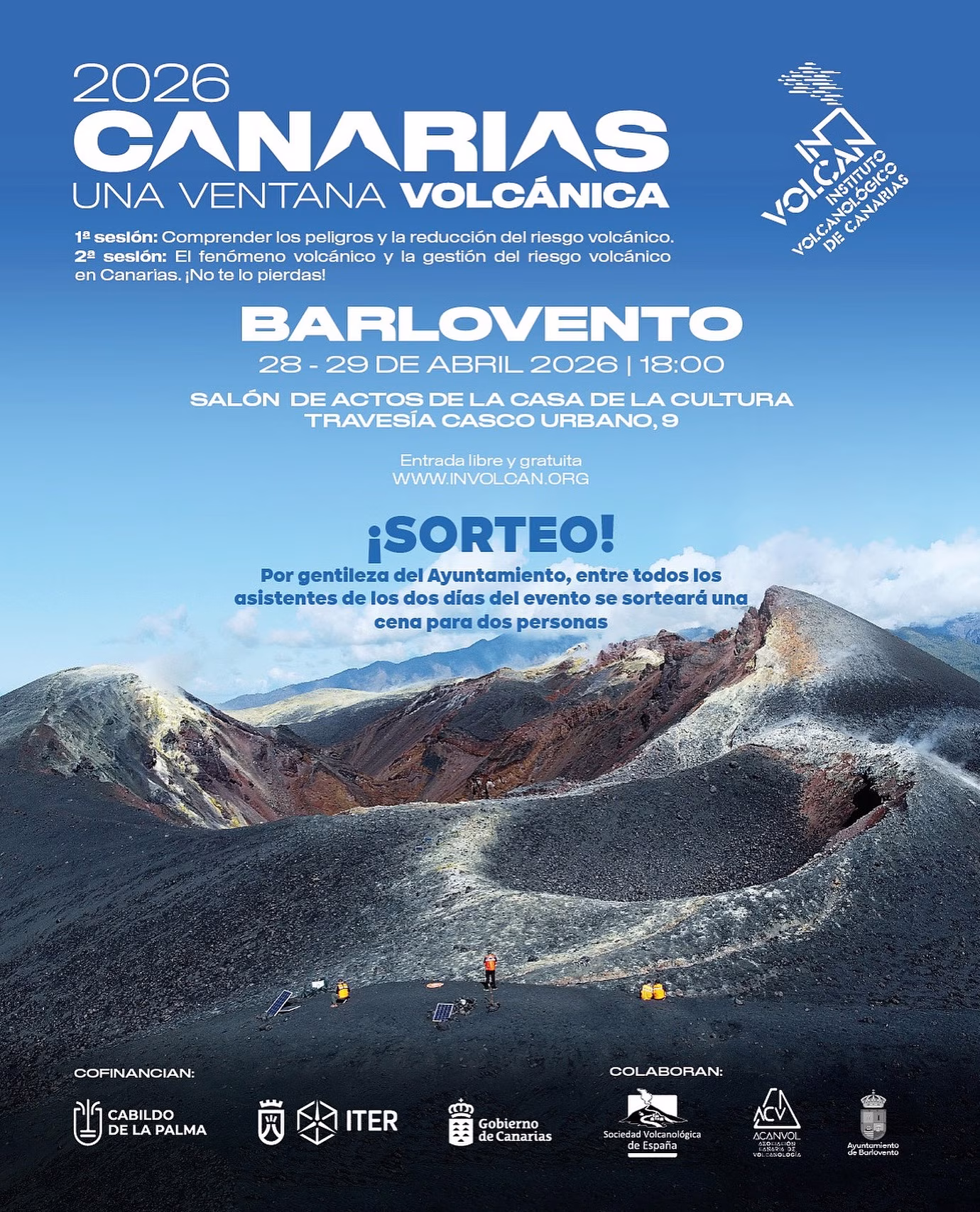 Jornada 'Canarias Una Ventana Volcánica' sobre peligros volcánicos en Barlovento