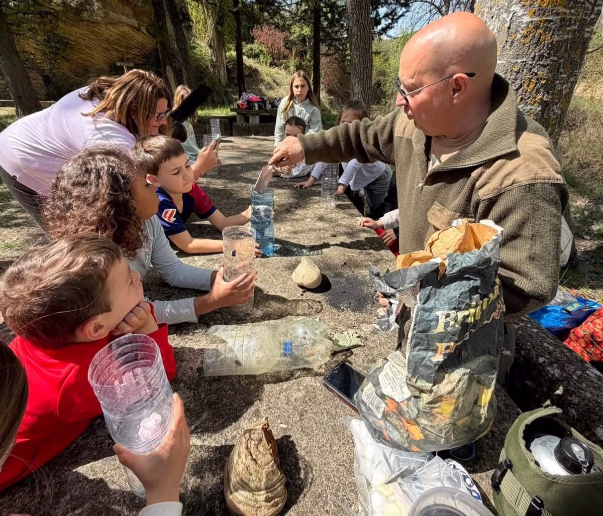 Talleres de permacultura en el colegio de Erla en Marracos