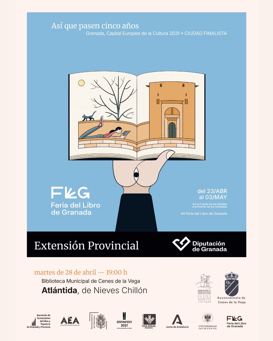 Presentación del libro “Atlántida” de Nieves Chillón en Cenes de la Vega