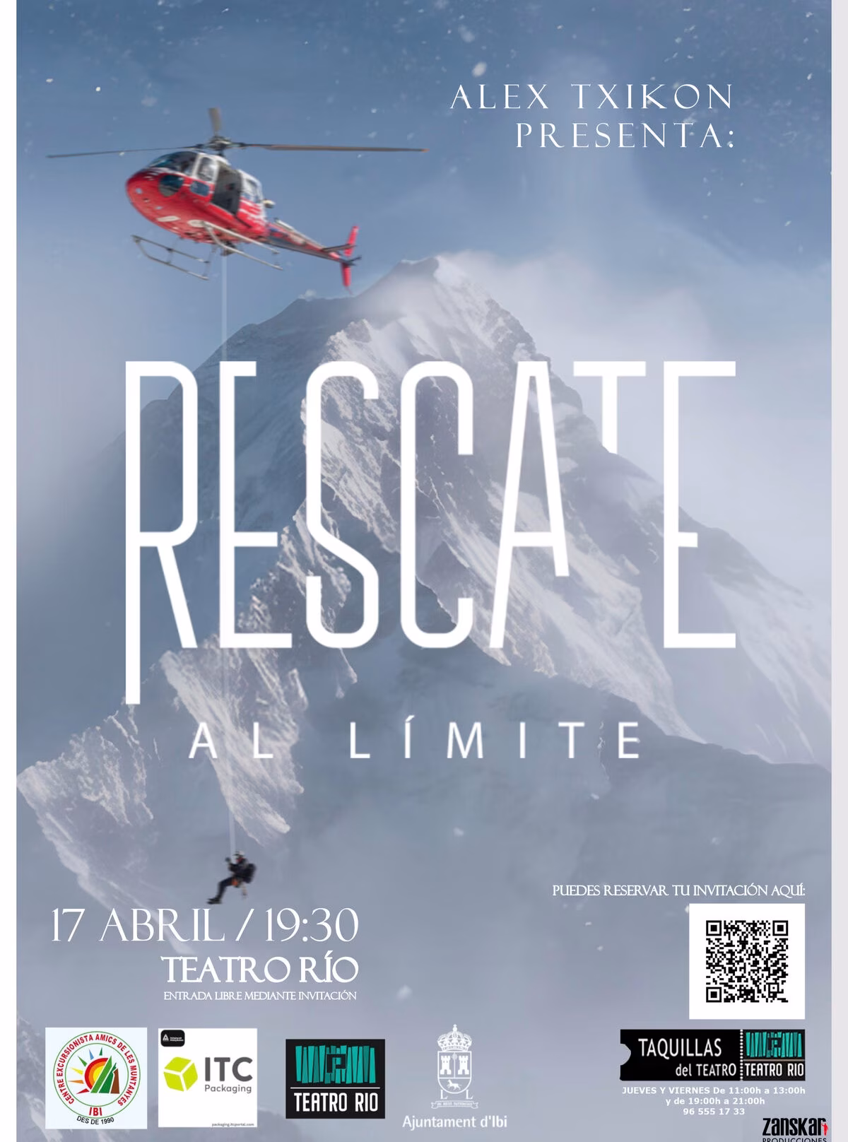 Presentación de "Rescate al Límite" por Alex Txikon en Ibi