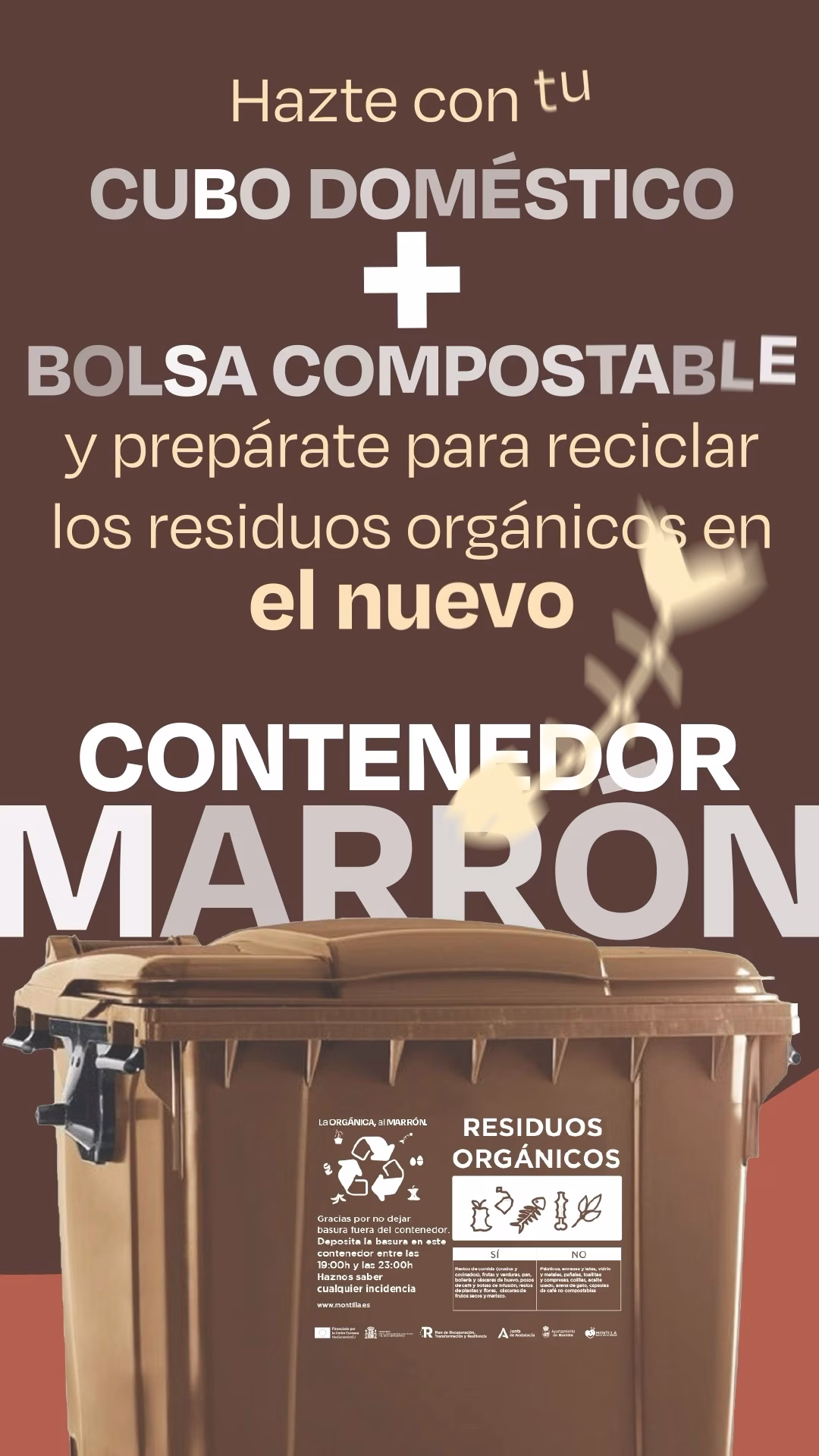 Charla informativa sobre el contenedor marrón en Montilla