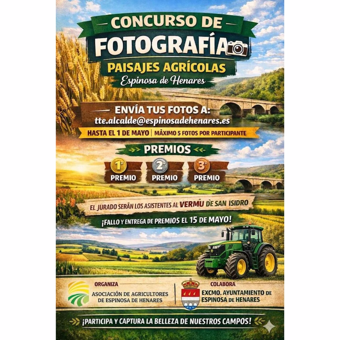 Concurso de Fotografía Paisajes Agrícolas en Espinosa de Henares