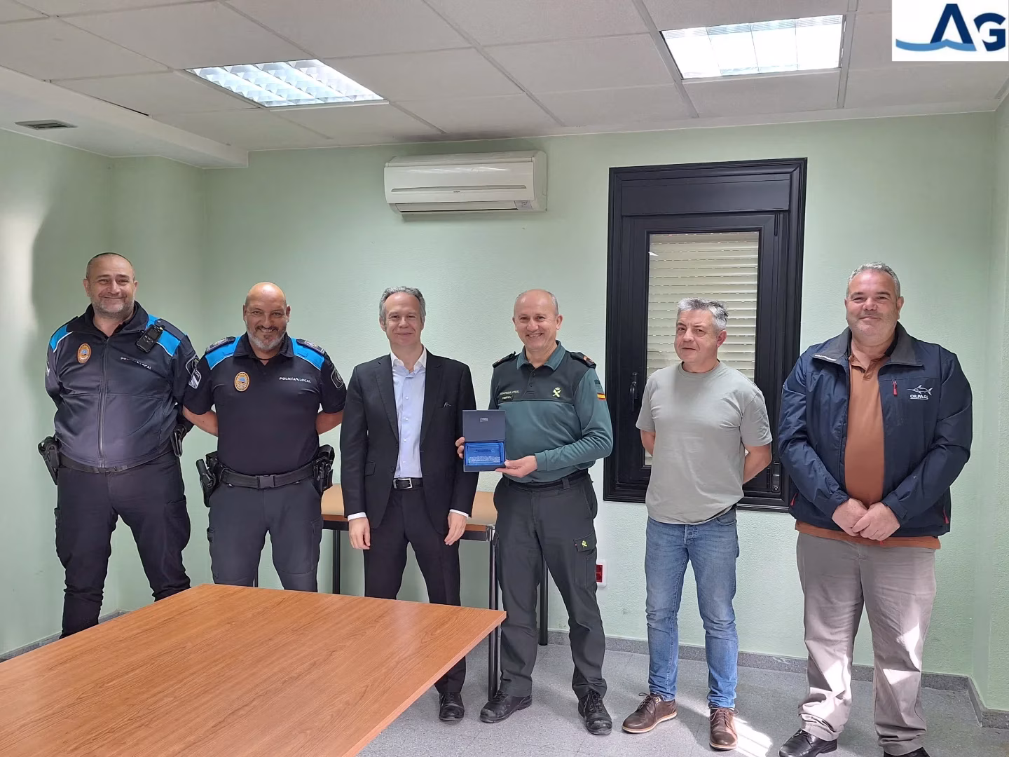 Homenaxe a Eligio Rivas pola súa xubilación en A Guarda