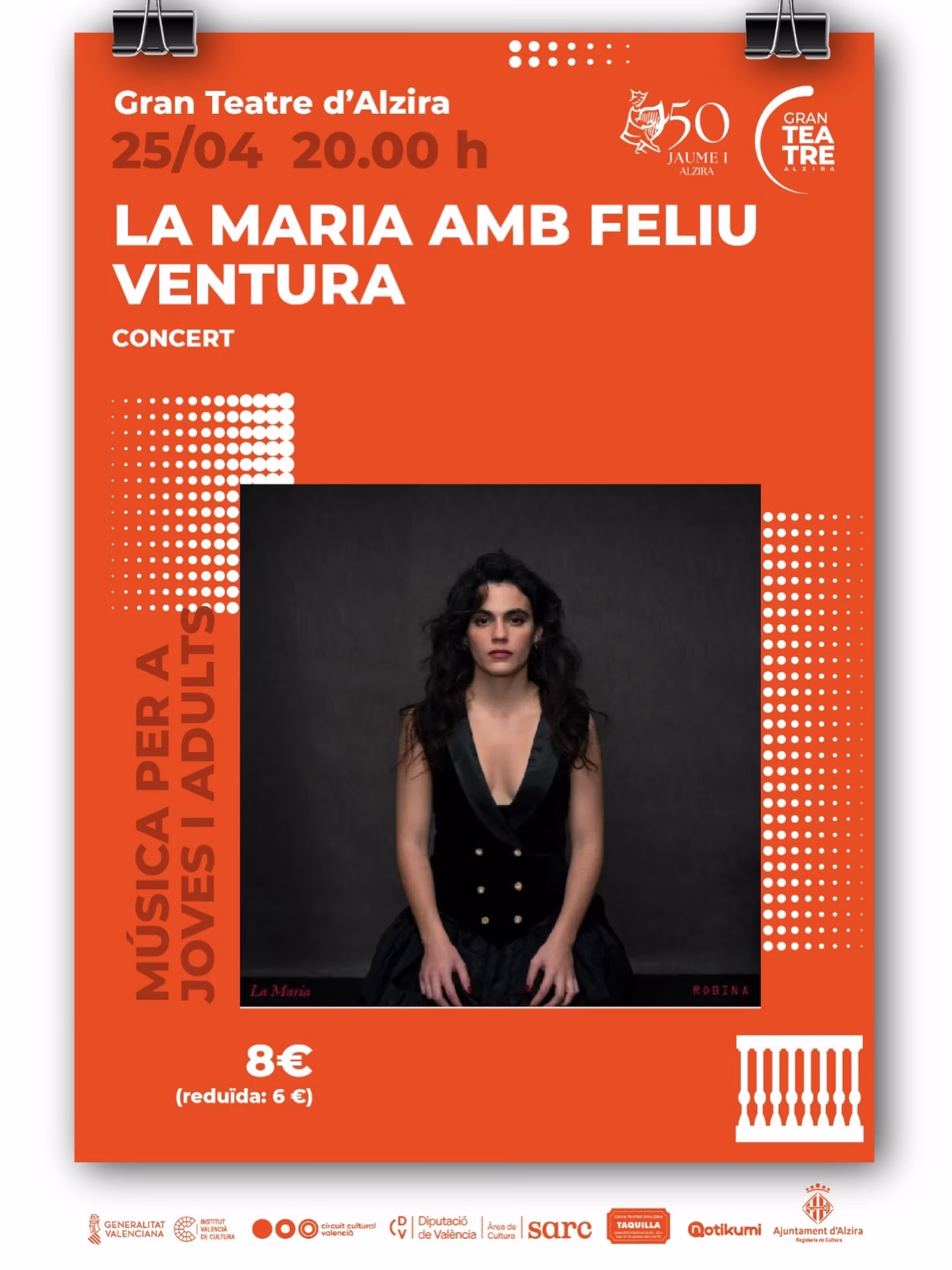 Concierto de La Maria y Feliu Ventura en Alzira