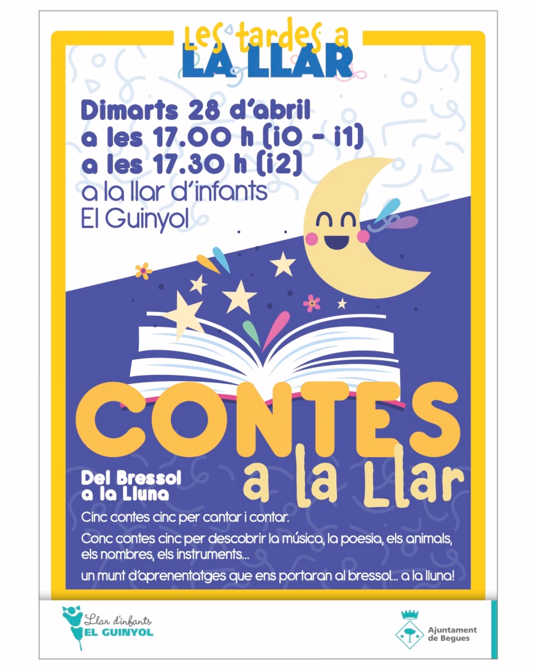 Contes a la Llar: Del Bressol a la Lluna (Grup i2) en Begues