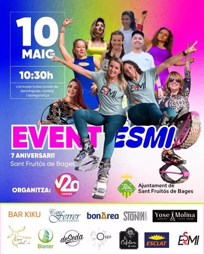 Festa ESMI – Matinal de salt amb botes de rebot en Sant Fruitós de Bages