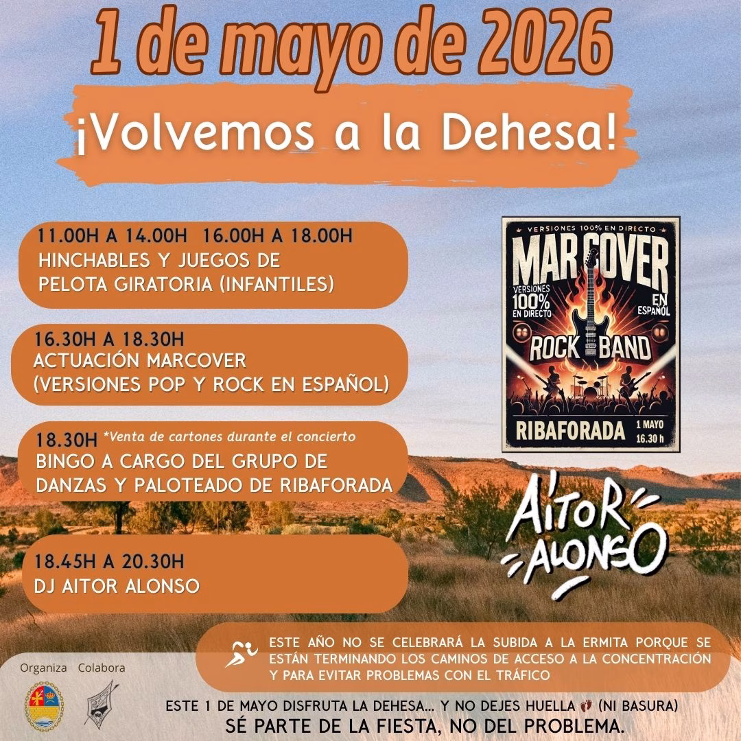 Fiesta del 1 de Mayo en la Dehesa de Ribaforada en Ribaforada