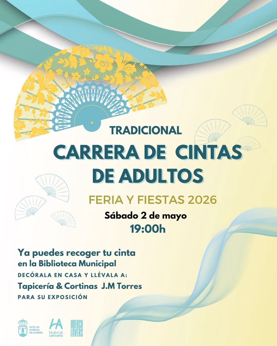 Carrera de cintas infantil en Huércal de Almería