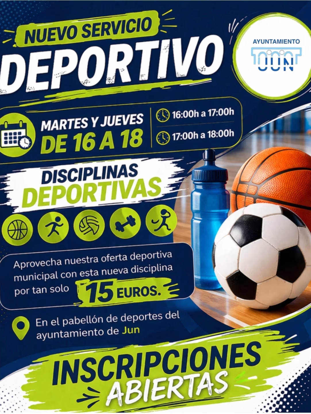 Nuevo Servicio Deportivo en Jun