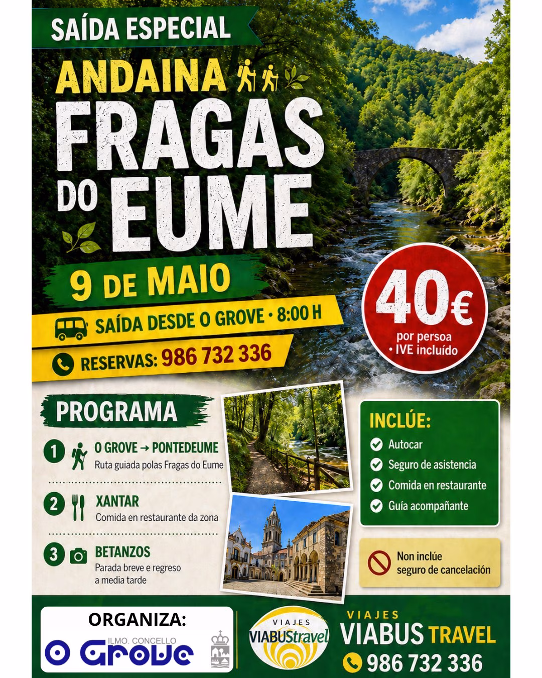 Saída especial: Andaina ás Fragas do Eume en O Grove