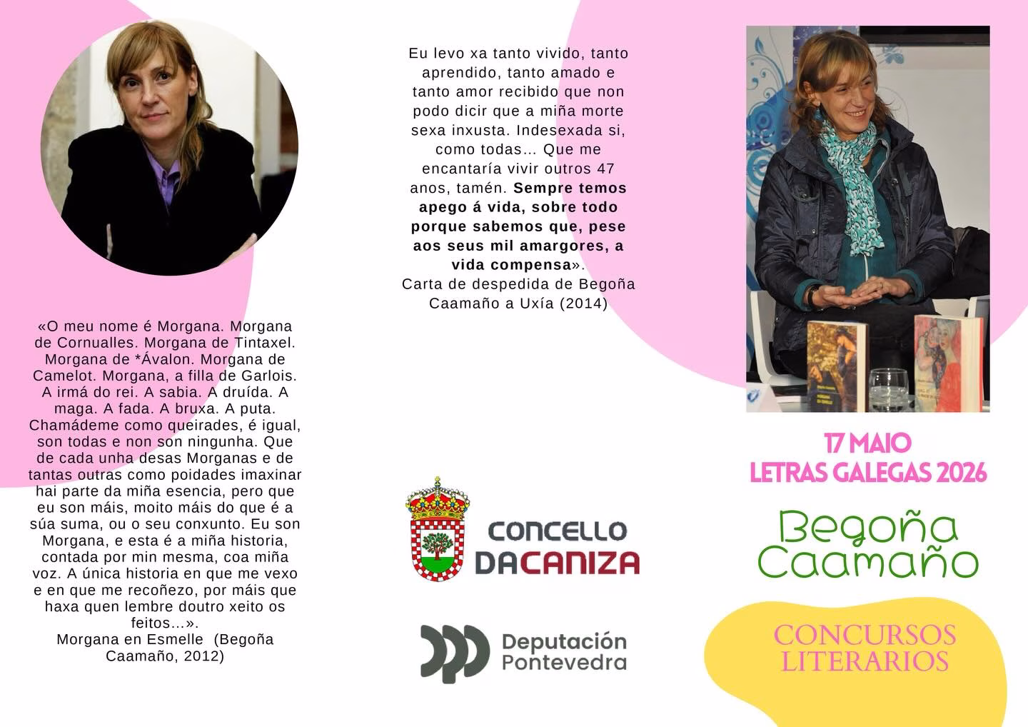 Entrega de Premios dos Certames Literarios Letras Galegas 2026 en A Cañiza
