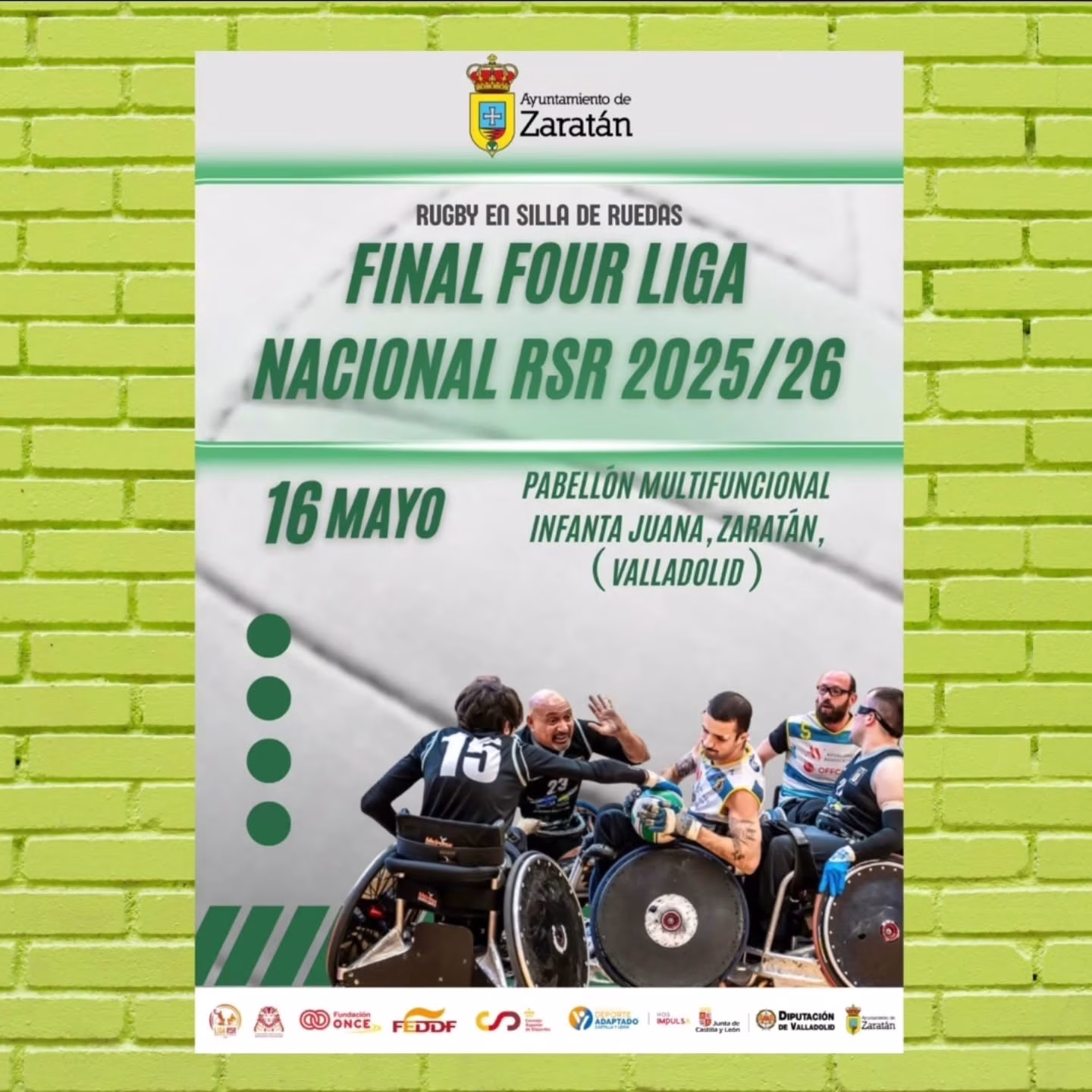 Final Four Liga Nacional RSR 2025/26 de Rugby en Silla de Ruedas en Zaratán