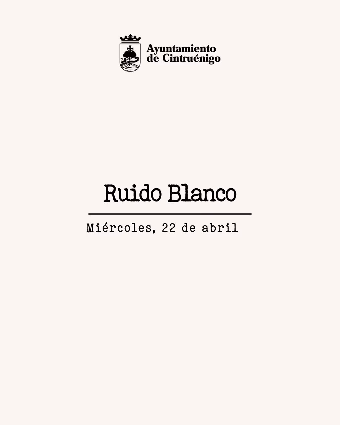 Ruido blanco en Cintruénigo
