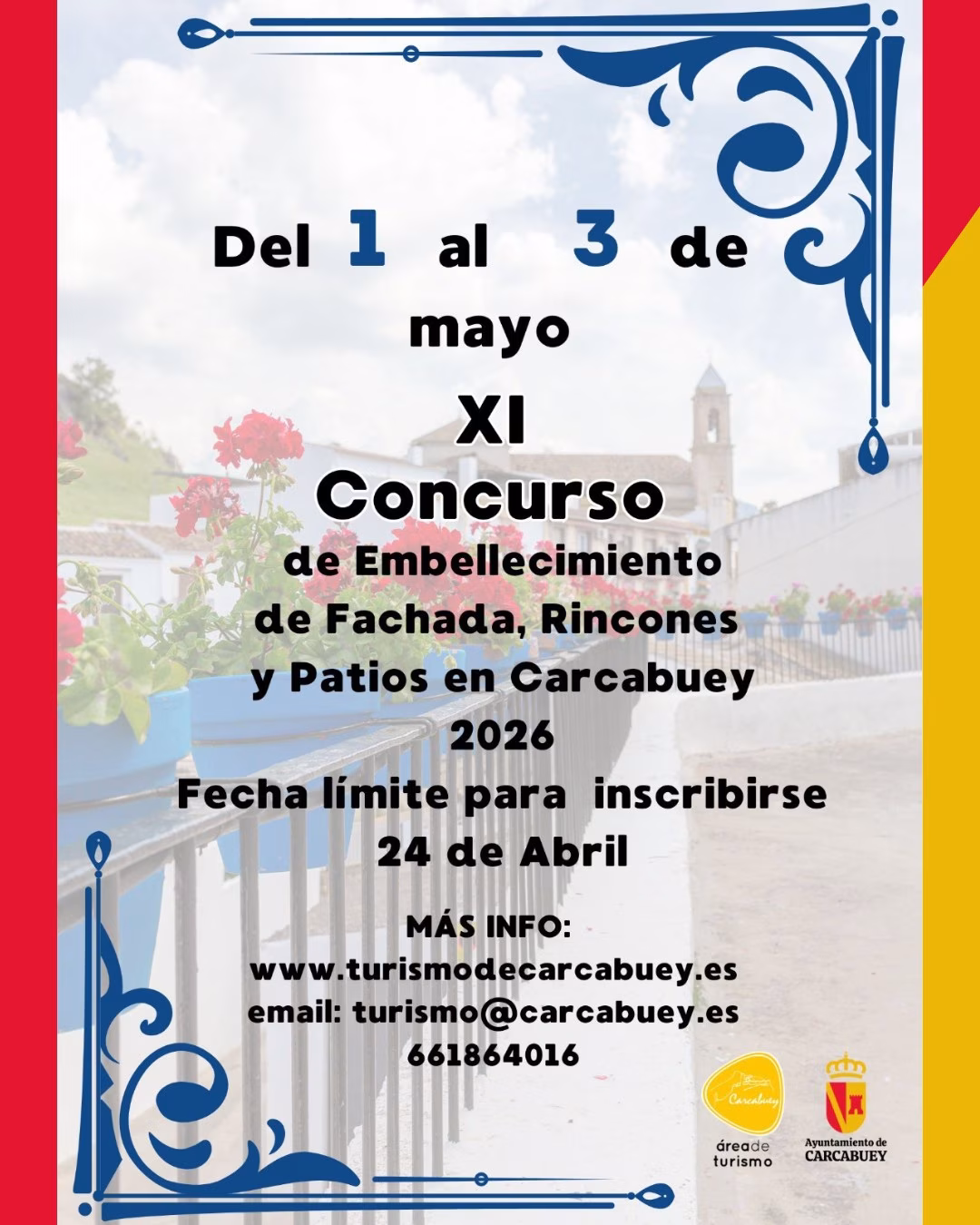 XI Concurso de Embellecimiento de Fachadas, Rincones y Patios de Carcabuey en Carcabuey