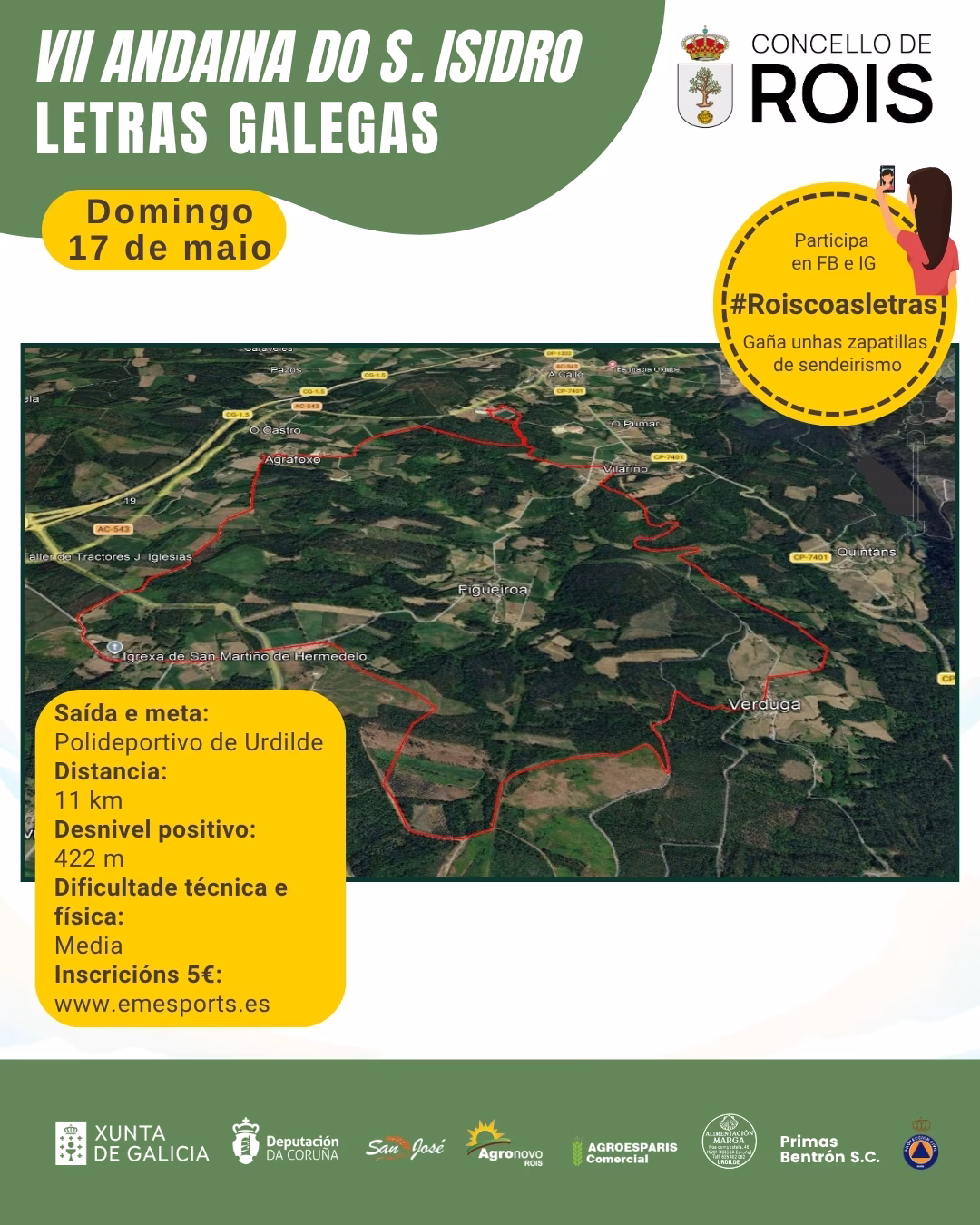 VII Andaina do S. Isidro Letras Galegas en Rois