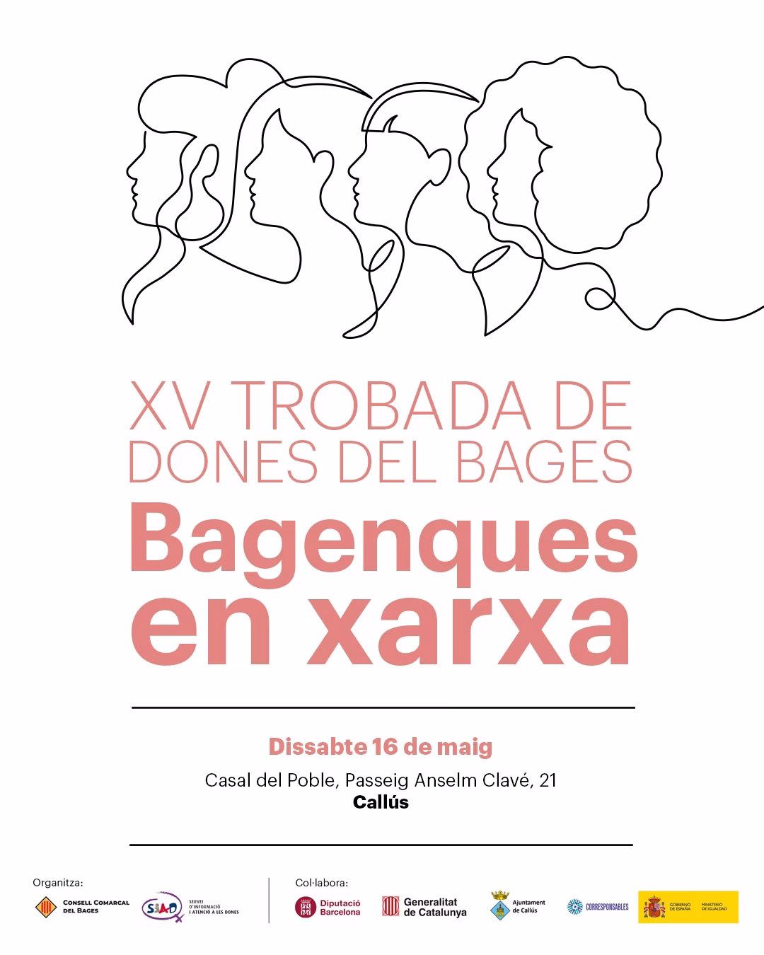 XV Trobada de Dones del Bages: Baguenques en xarxa en Callús