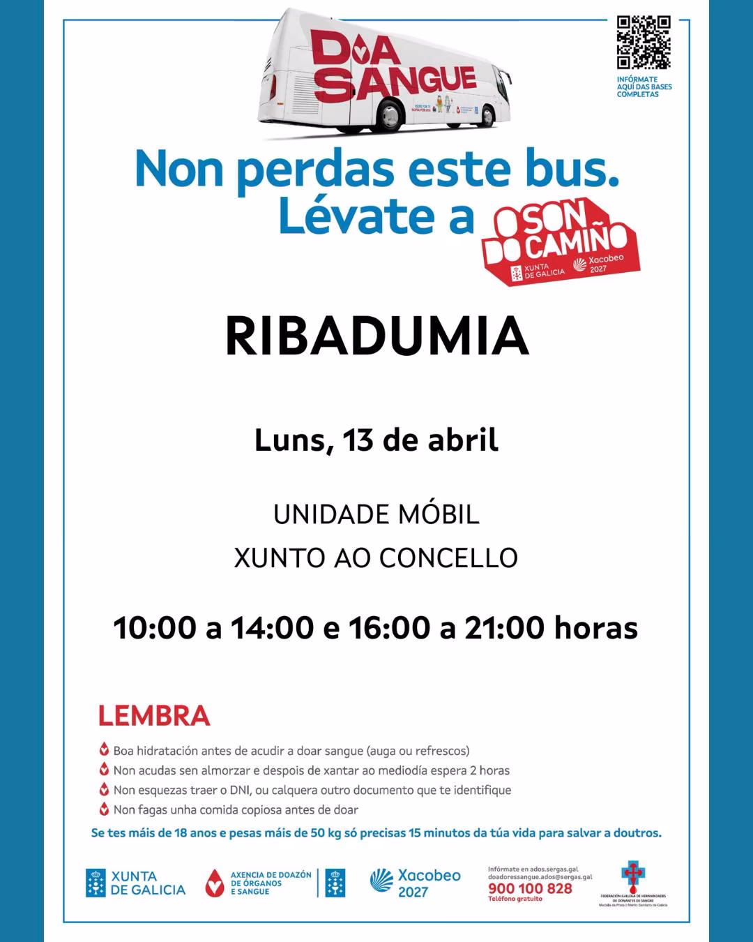 Día de Donación de Sangre en Ribadumia en Ribadumia