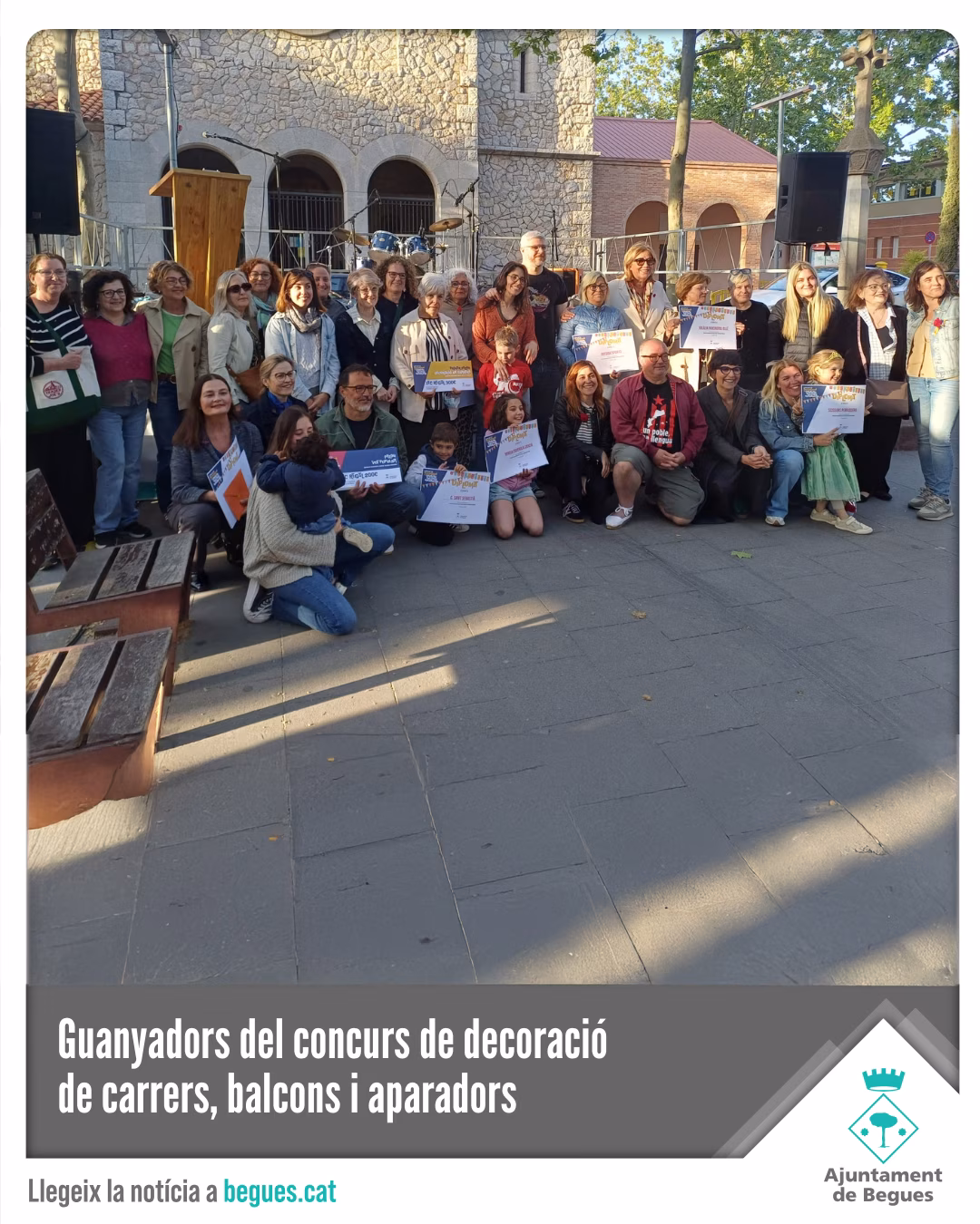 Exposición de las decoraciones del concurso de Sant Jordi en Begues