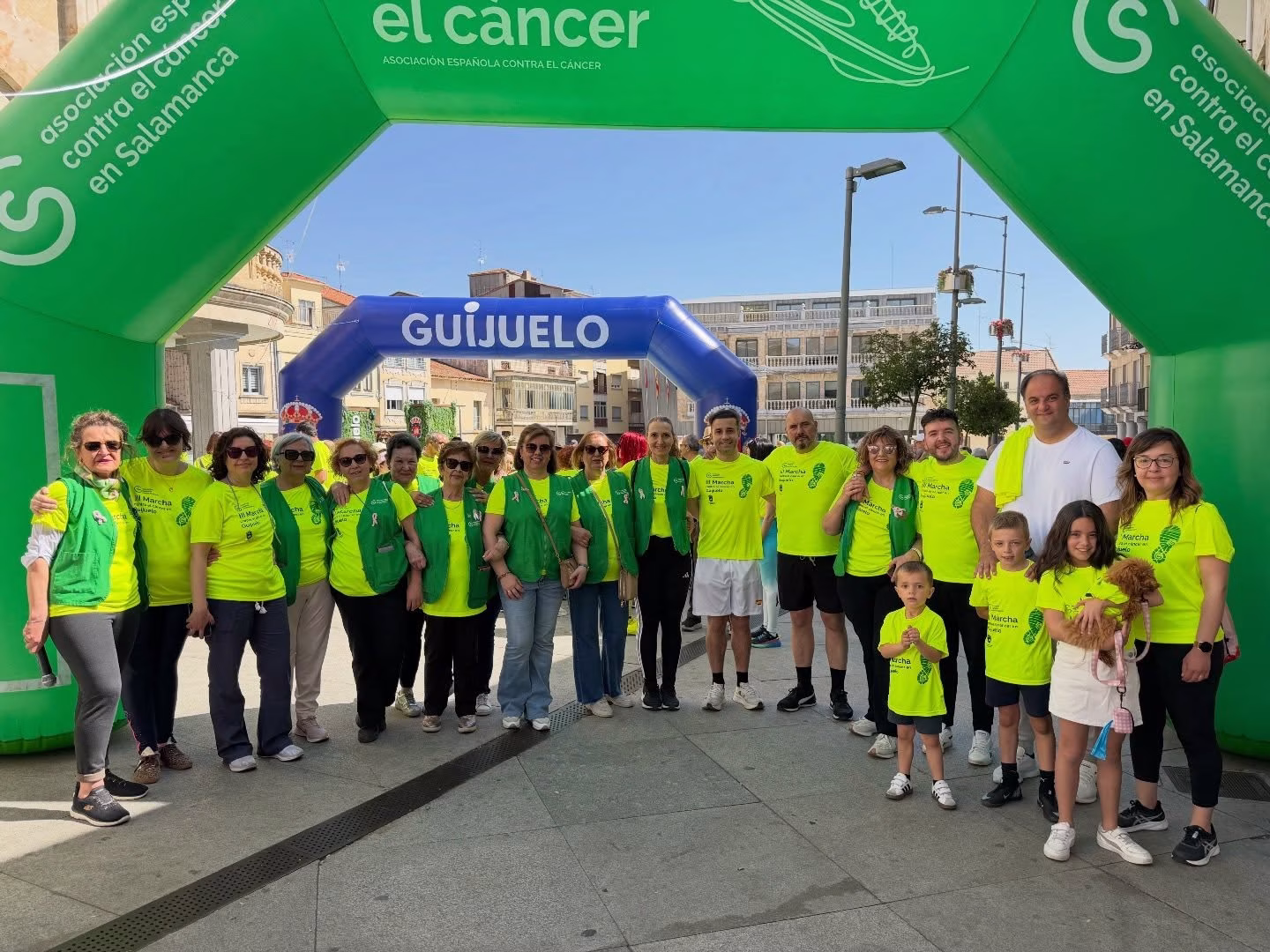 III Marcha contra el cáncer de Guijuelo en Guijuelo