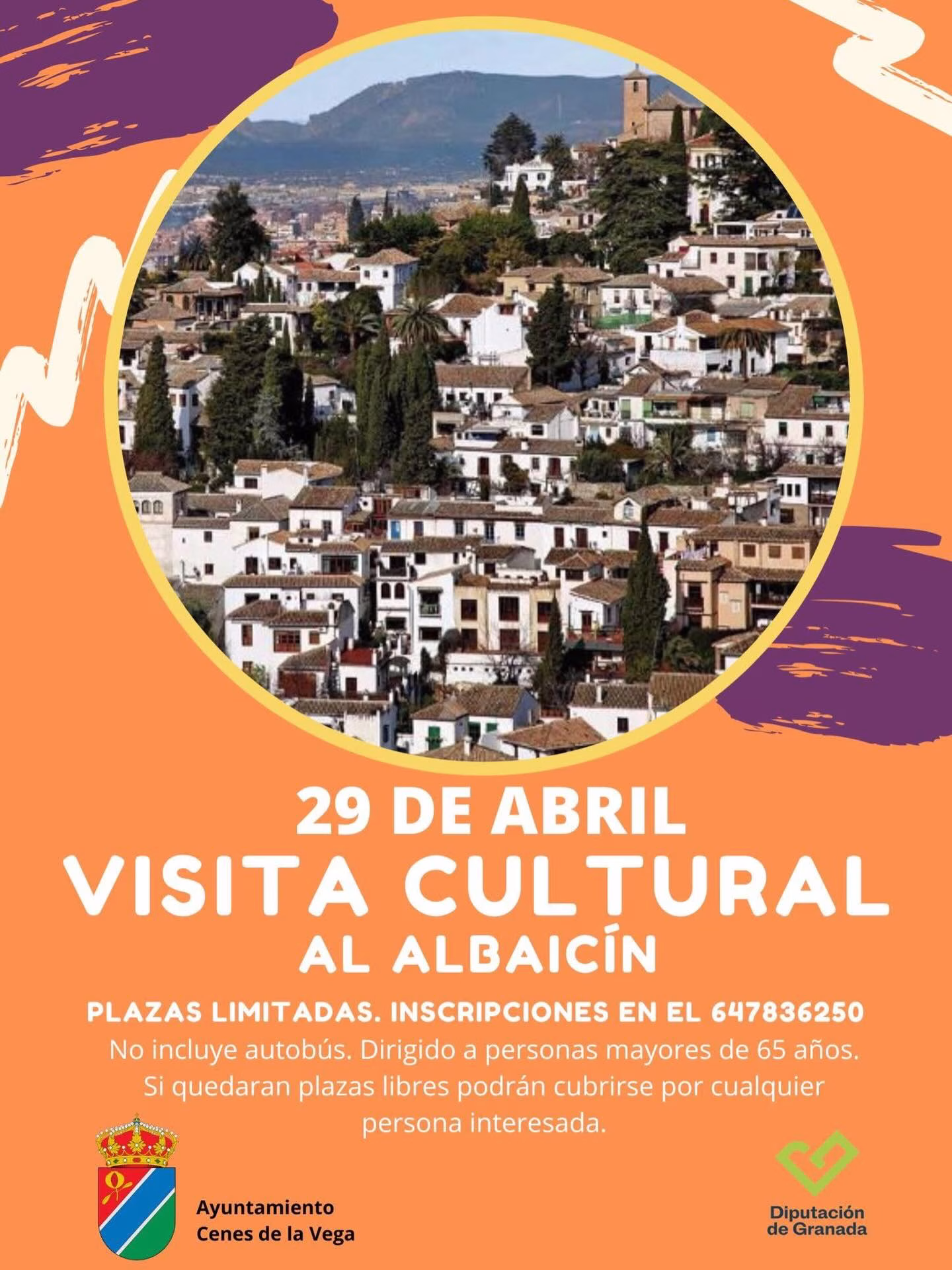 Visita Cultural al Albaicín en Cenes de la Vega