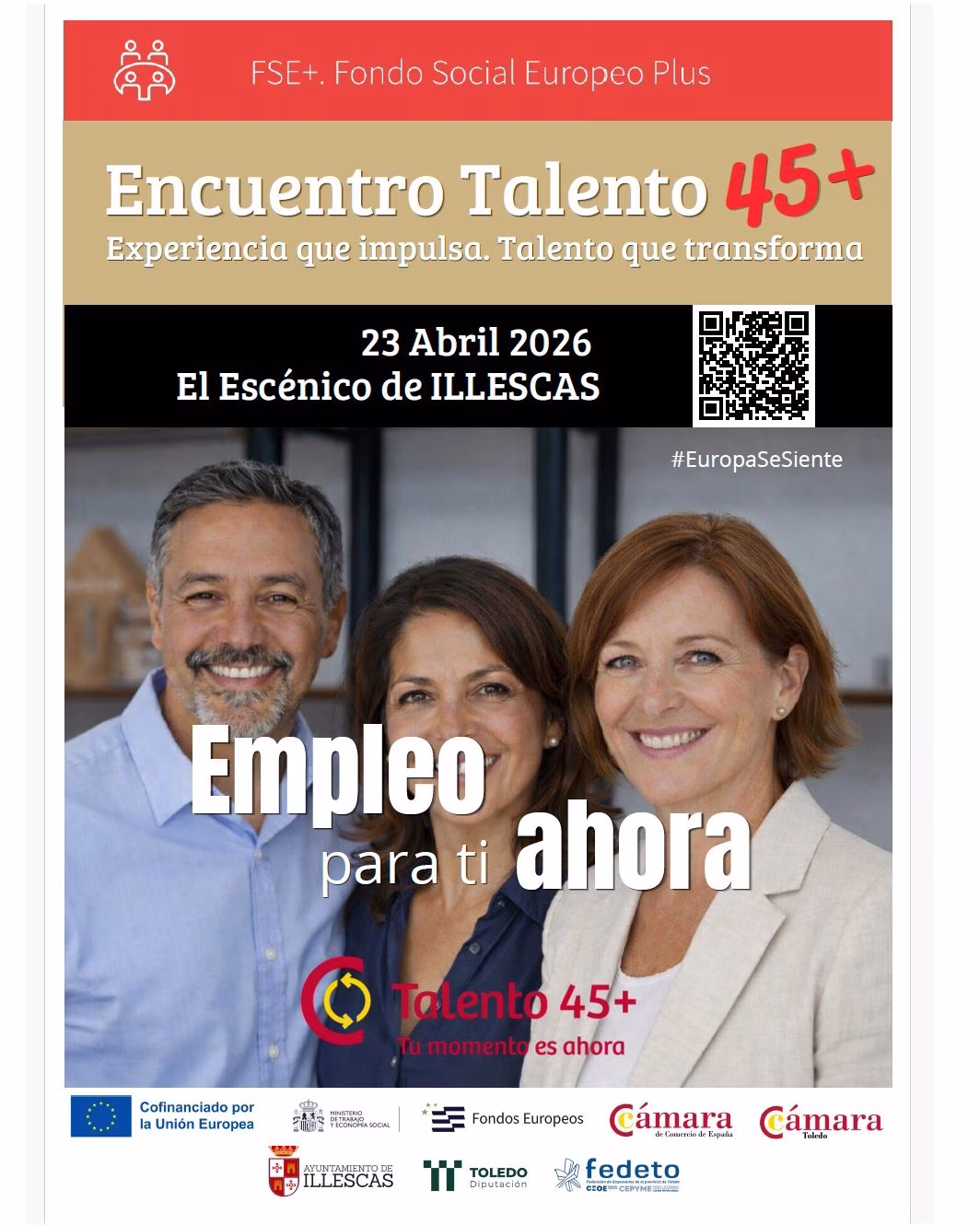 II Feria de Empleo y Oportunidades Laborales y Encuentro Talento 45+ en Illescas