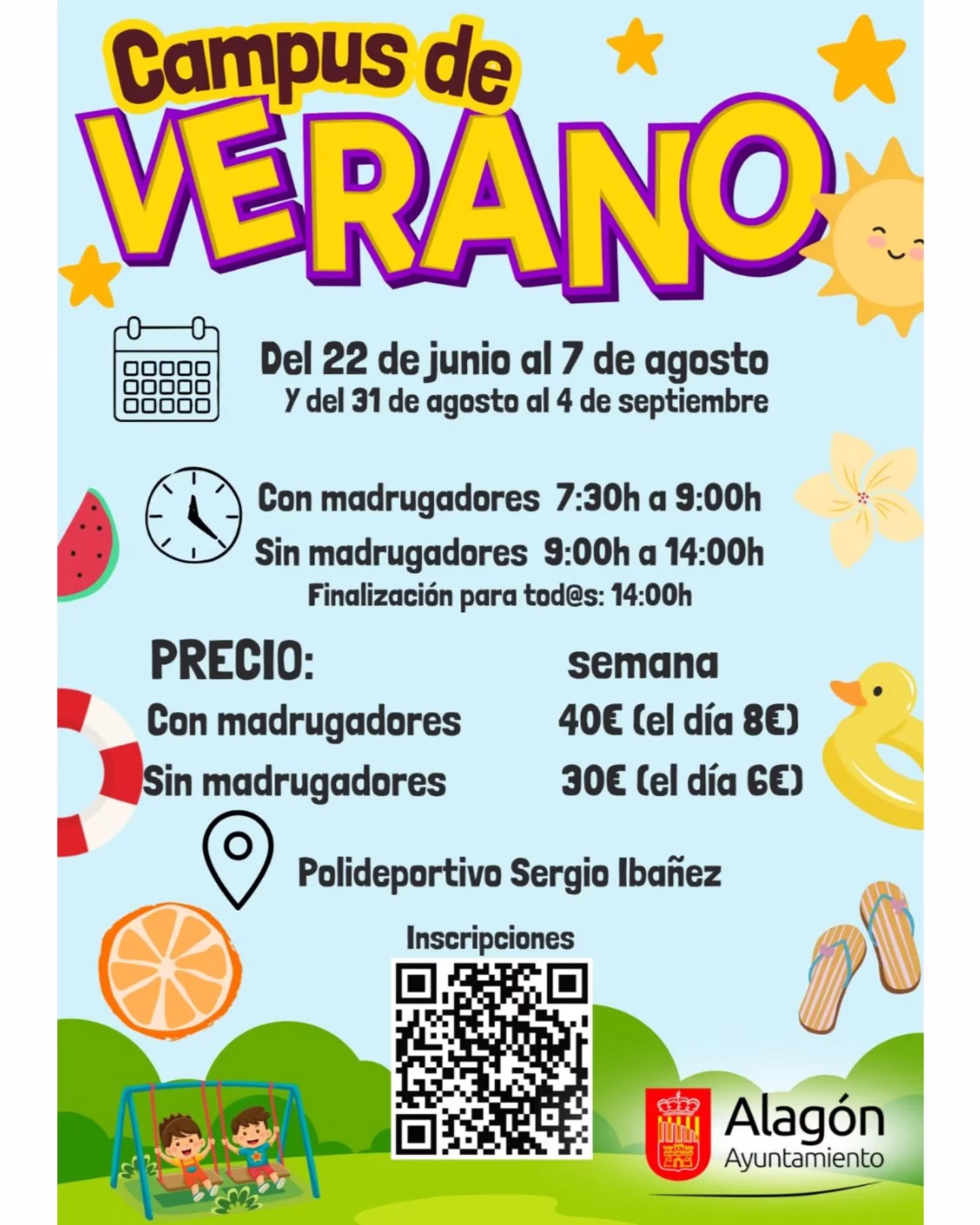 Campus de Verano 2026 (Bloque 1) en Alagón