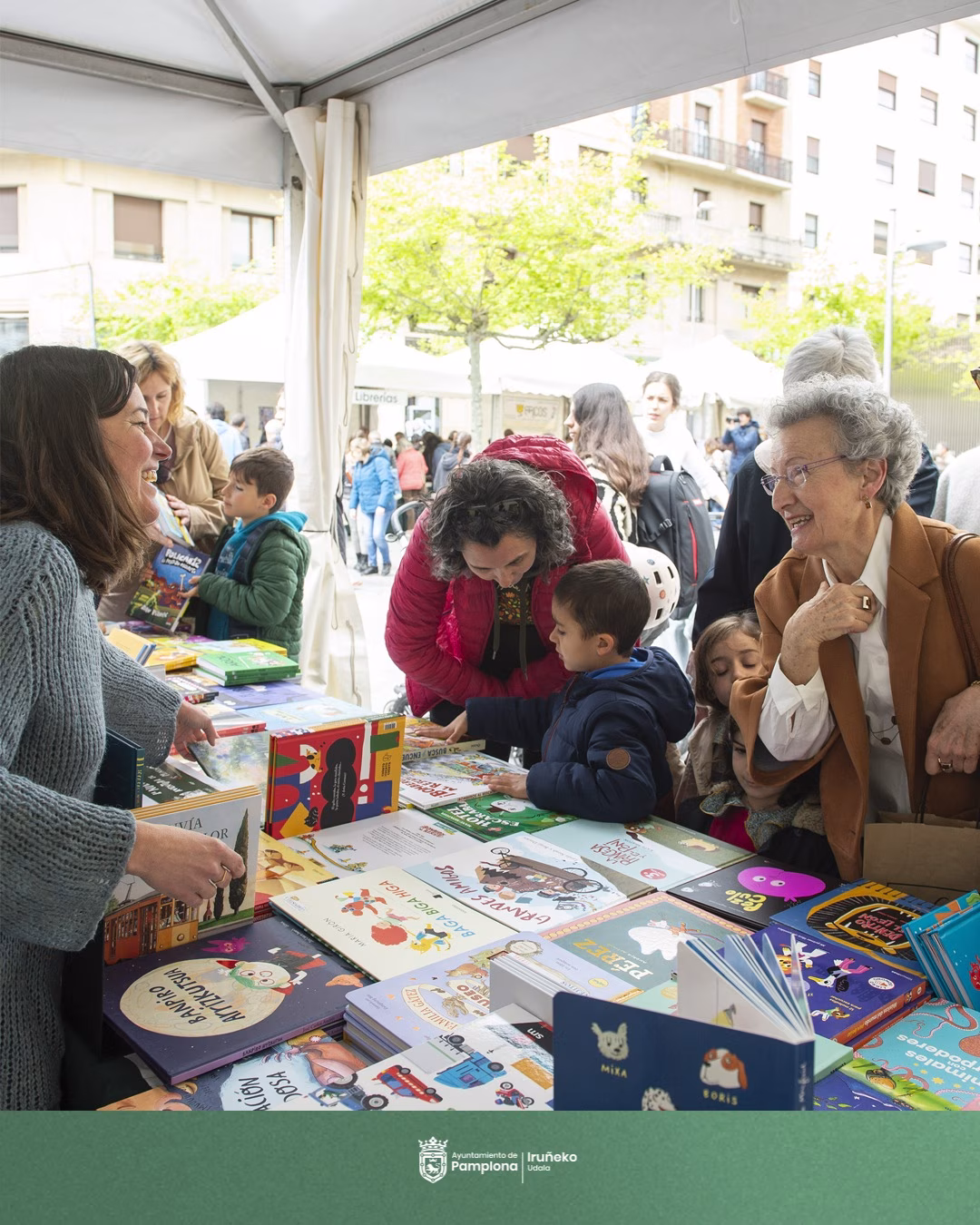 El Día del Libro en Pamplona
