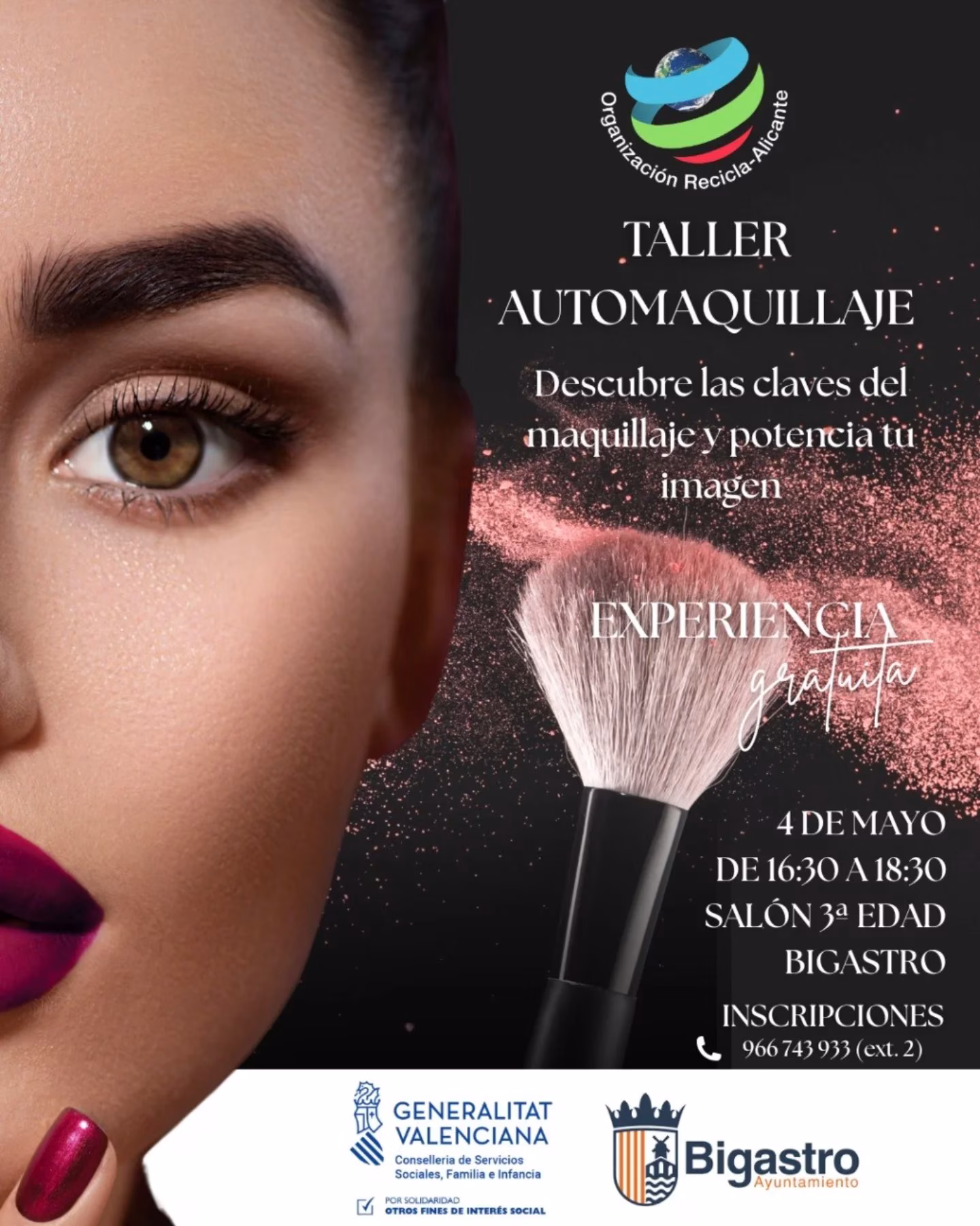 Taller de Automaquillaje en Bigastro