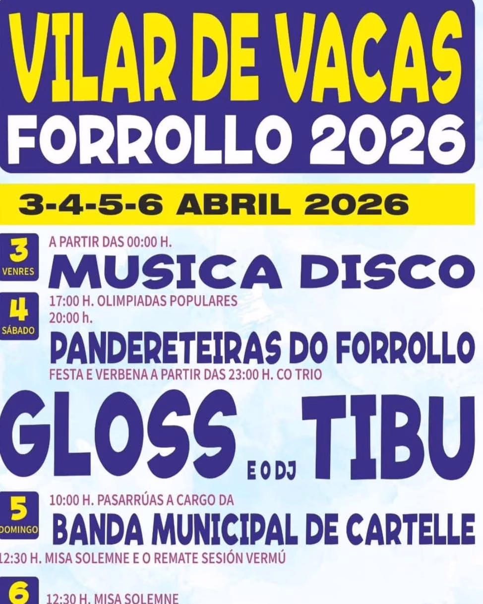 Forrollo 2026 en Cartelle