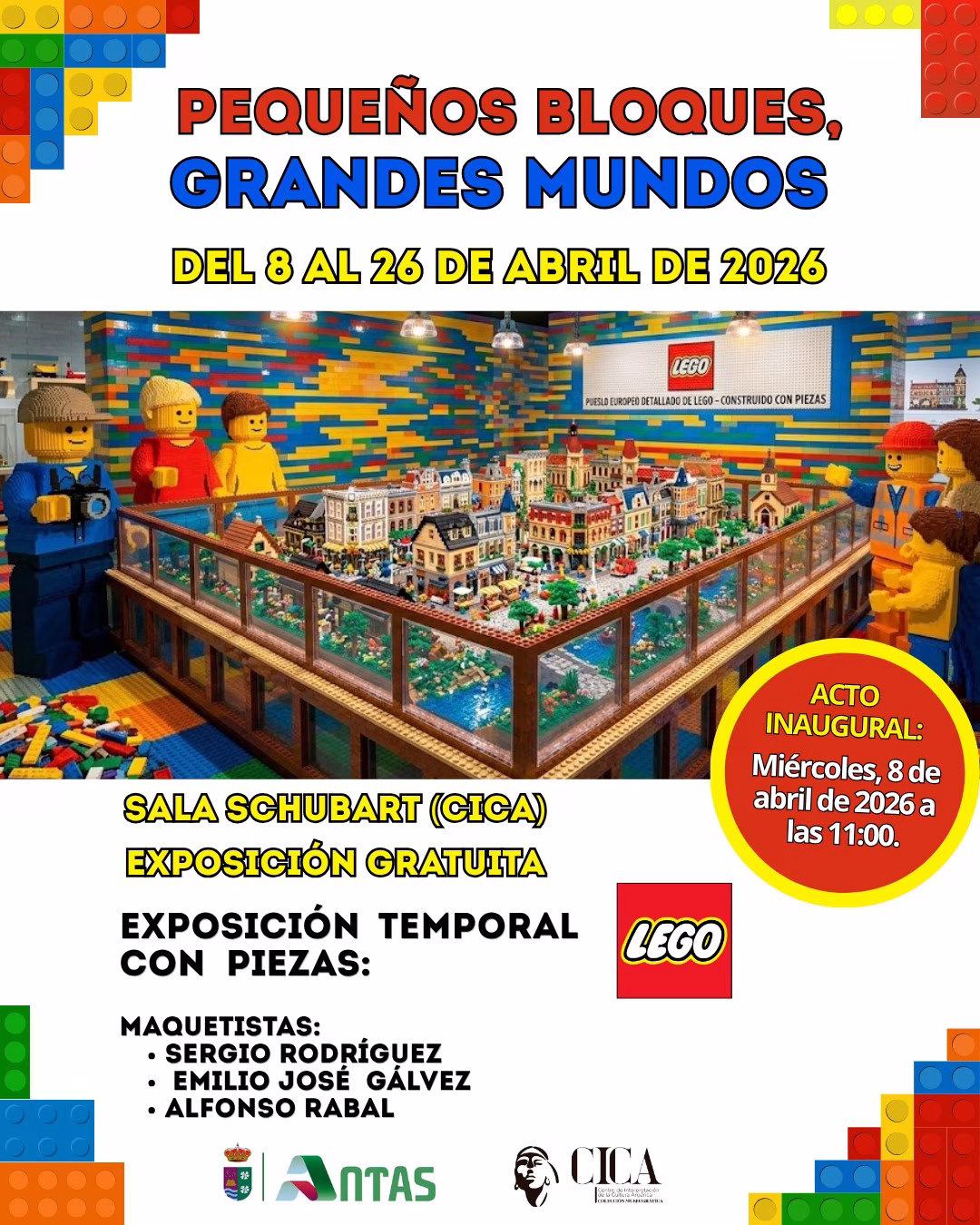 Exposición Temporal "Pequeños Bloques, Grandes Mundos" en Antas