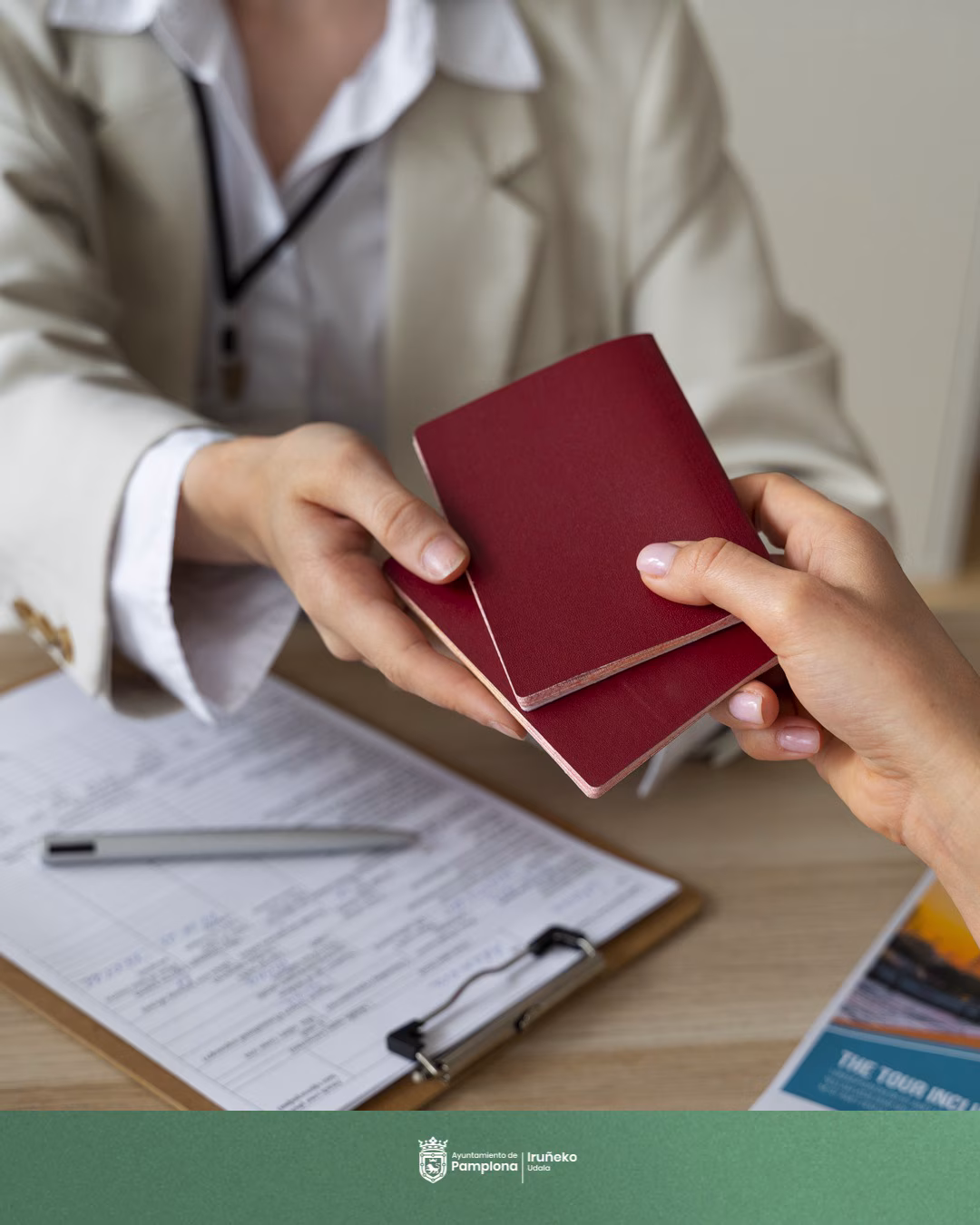 Oficina de regularización para personas migrantes en Pamplona