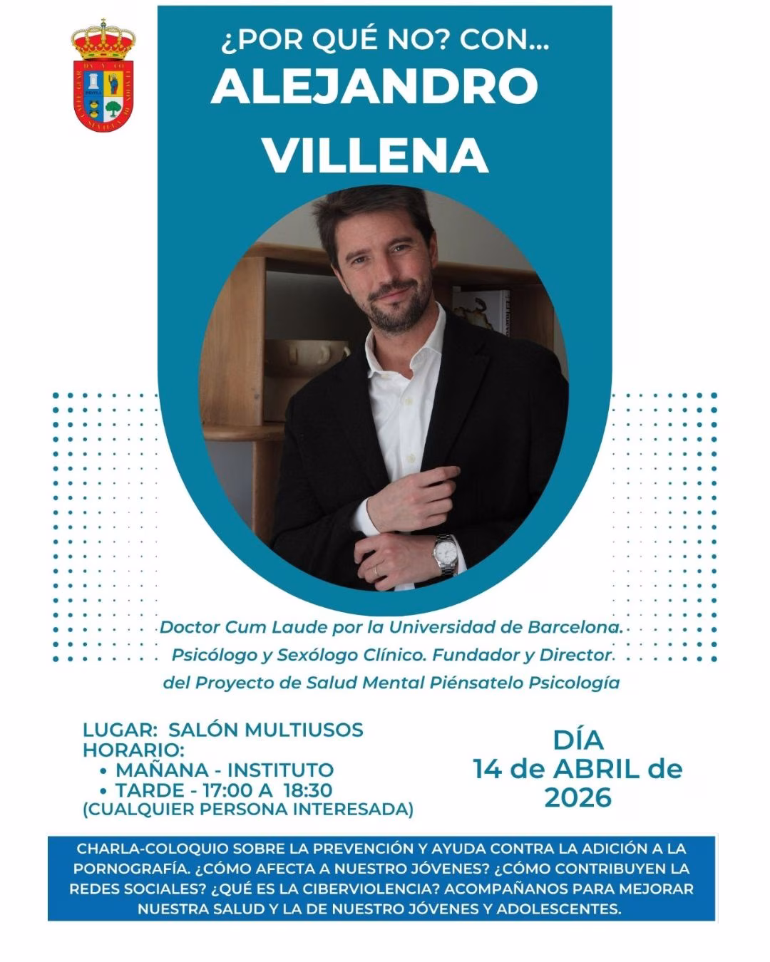 Charla-coloquio “¿POR QUÉ NO?” en Salteras