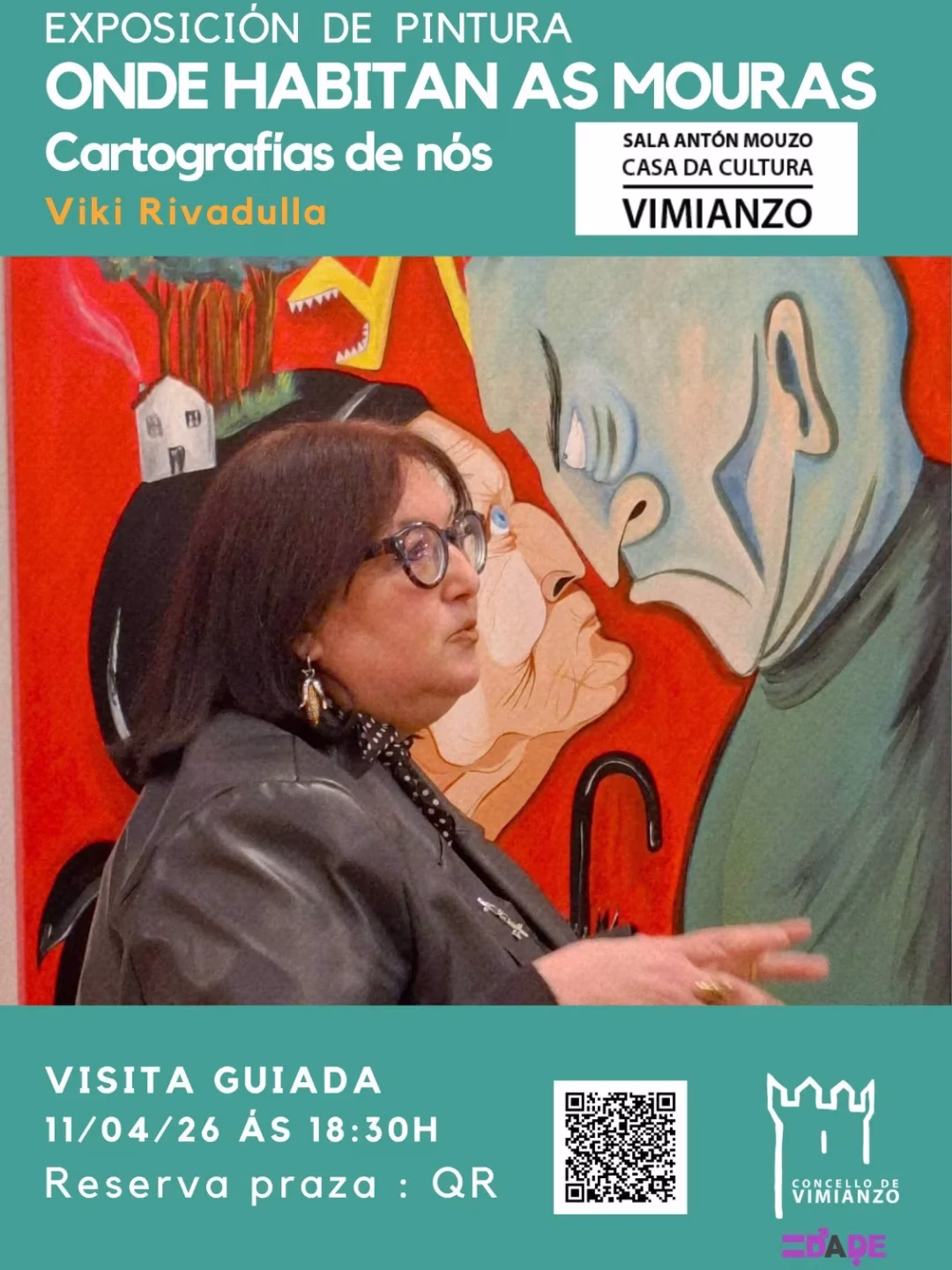 Visita guiada a la Exposición "ONDE HABITAN AS MOURAS _CARTOGRAFÍAS DE NÓS" en Vimianzo