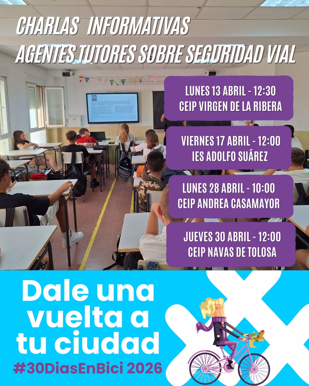 Charlas informativas Agentes Tutores sobre Seguridad Vial en Paracuellos de Jarama