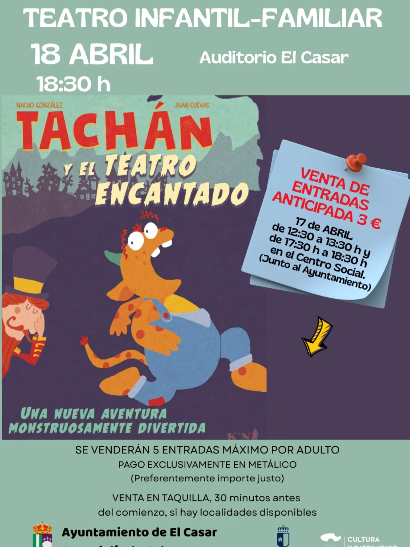 Tachán y el Teatro Encantado en El Casar