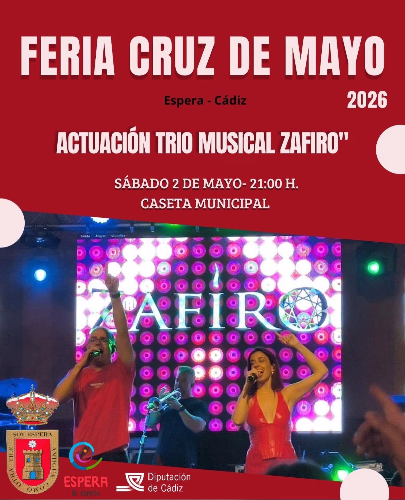 Actuación Trío Musical "Zafiro" en Espera