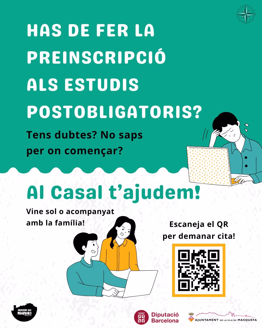 Sessions específiques d'orientació per a la preinscripció a Batxillerat en Masquefa