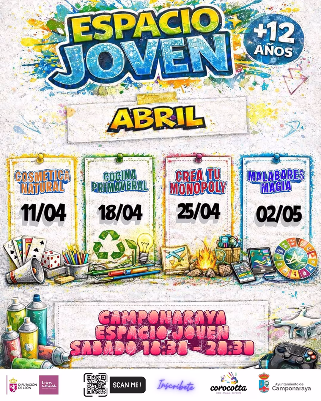 Espacio Joven Camponaraya Abril en Camponaraya
