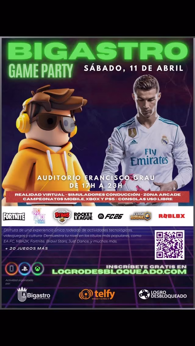 Bigastro Game Party en Bigastro